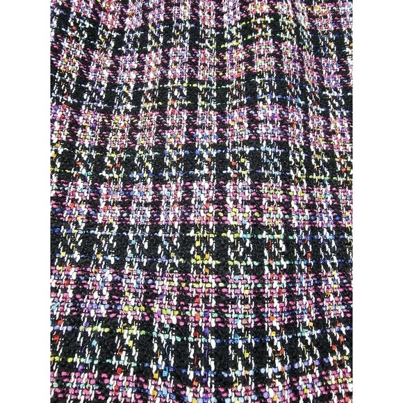 Halogen Womens Tweed Pencil Skirt Sz 14 Colorful Houndstooth‎ Career Office - Picture 3 of 6